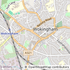 Map of Wokingham