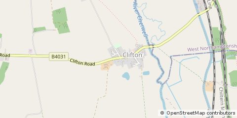 Map of Banbury, Oxon