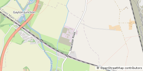 Map of Blisworth, Northamptonshire