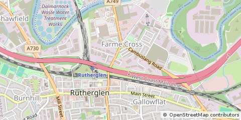 Map of Glasgow