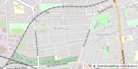 Map of Hull