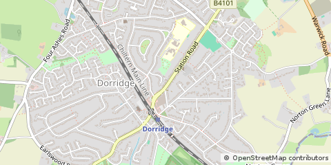 Map of Solihull