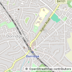 Map of Solihull