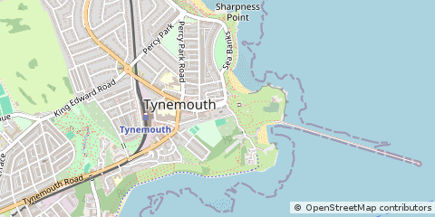 Map of North Shields