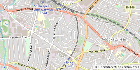 Map of Birmingham