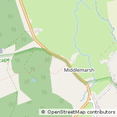 Map of Sherborne, Dorset