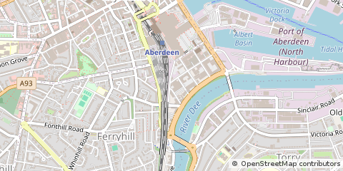 Map of Aberdeen
