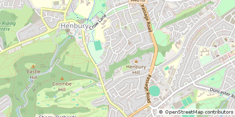 Map of Bristol, Henbury
