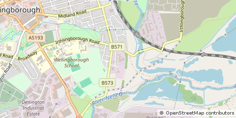 Map of Wellingborough, Cheshire
