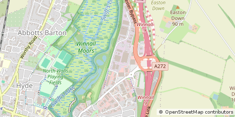 Map of Winchester