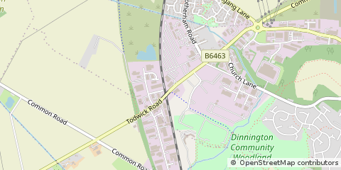 Map of Sheffield, South Yorks