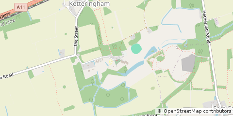 Map of Wymondham, Norfolk