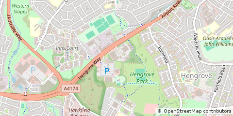 Map of Hengrove, Bristol
