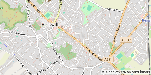 Map of Wirral