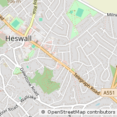 Map of Wirral