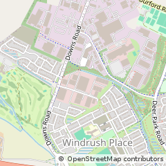 Map of Witney, Oxfordshire