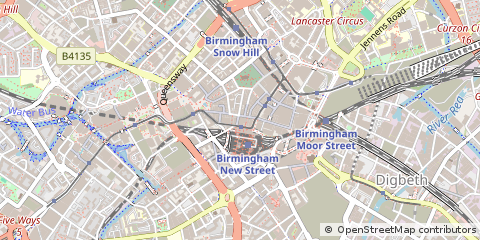 Map of Birmingham
