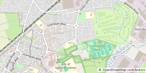 Map of Derby