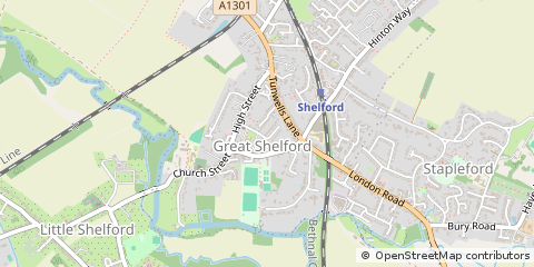 Map of Cambridge, Cambridgeshire