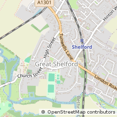Map of Cambridge, Cambridgeshire