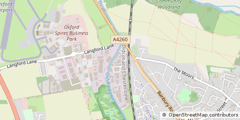 Map of Oxford, Oxfordshire