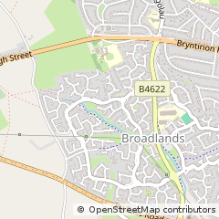 Map of Bridgend