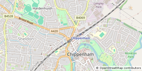 Map of Chippenham