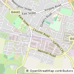 Map of Thame, Oxfordshire