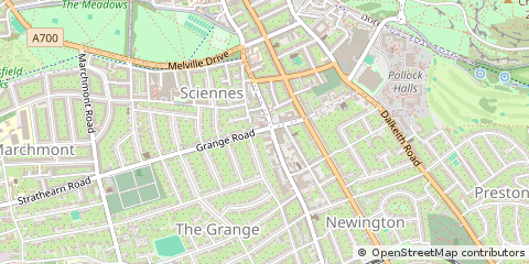 Map of Midlothian