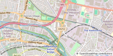 Map of Smethwick Warley, West Midlands