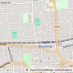 Map of Worthing