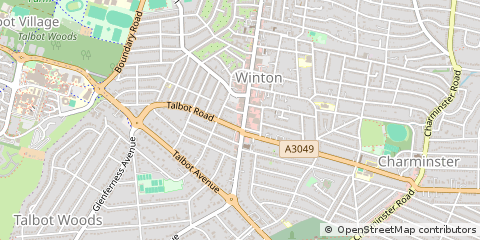 Map of Bournemouth