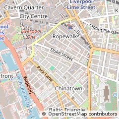 Map of Liverpool, Merseyside