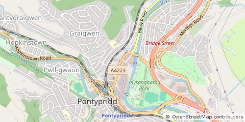 Map of Rhondda Cynon Taff, Rhondda Cynon Taf