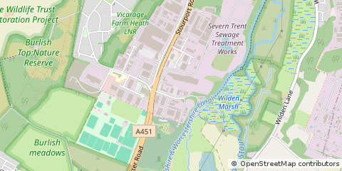 Map of Kinver, Stourbridge