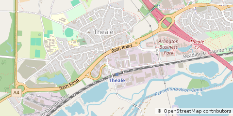 Map of Theale