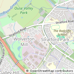 Map of Milton Keynes