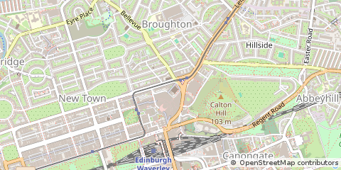 Map of Edinburgh, Midlothian