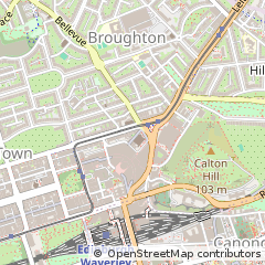 Map of Edinburgh, Midlothian