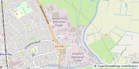 Map of East Yorkshire