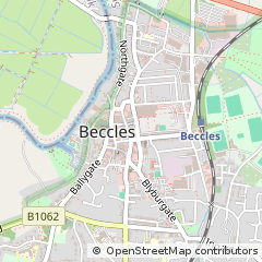 Map of Beccles, Suffolk