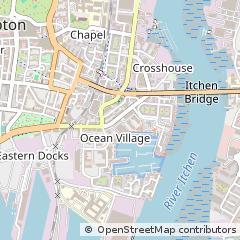 Map of Southampton, Hampshire