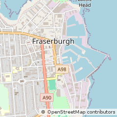 Map of Fraserburgh, Aberdeenshire
