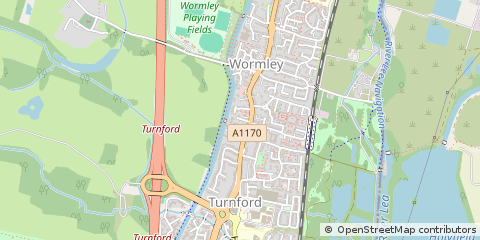 Map of Wormley