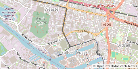 Map of Salford,