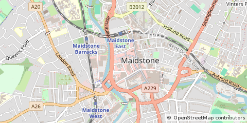 Map of Maidstone
