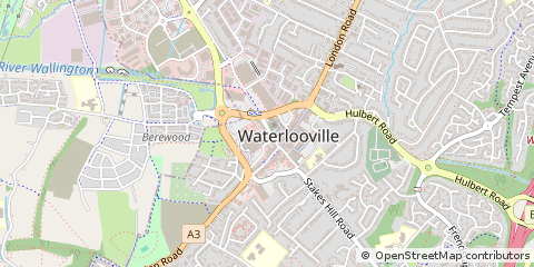 Map of Waterlooville, Hampshire