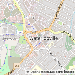 Map of Waterlooville, Hampshire
