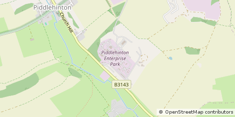 Map of Dorchester, Dorset