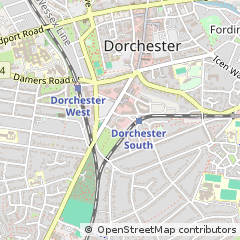 Map of Dorchester, Dorset